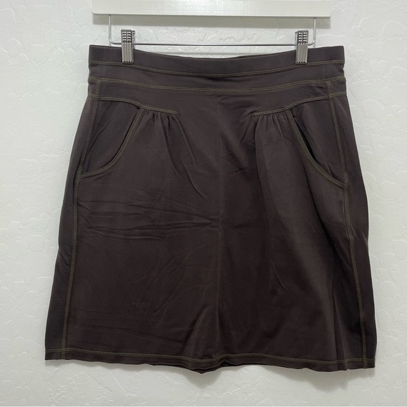 Athleta Women’s Brown Pull On Skirt Size S - Picture 1 of 8